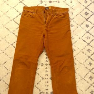 J Crew slim straight corduroy pants